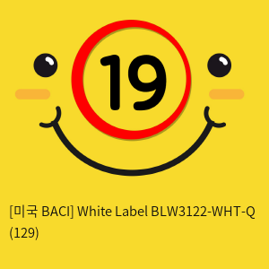 [미국 BACI] White Label BLW3122-WHT-Q (129)