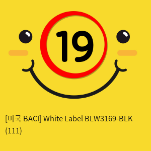 [미국 BACI] White Label BLW3169-BLK (111)