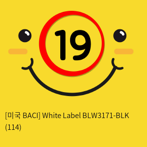 [미국 BACI] White Label BLW3171-BLK (114)