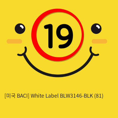 [미국 BACI] White Label BLW3146-BLK (81)