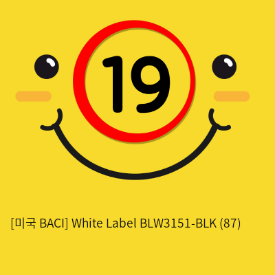 [미국 BACI] White Label BLW3151-BLK (87)